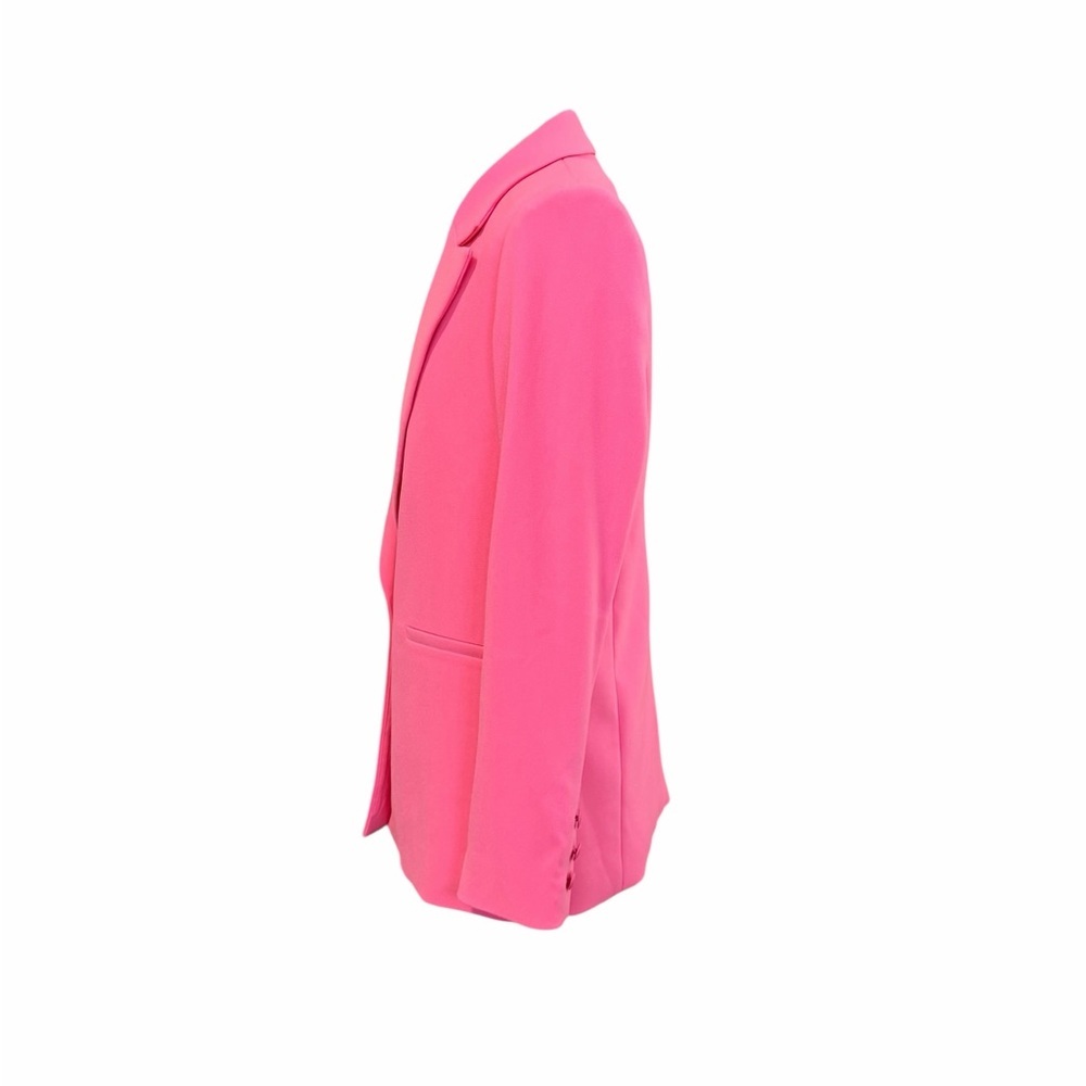 Alice + Olivia NWT Denny Notch Collar Boyfriend Blazer In Wild Pink Ret. $495 - Picture 5 of 10
